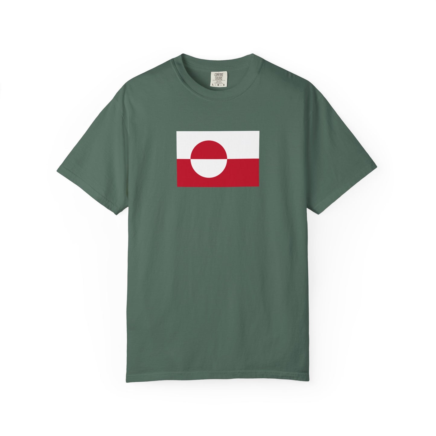 Greenland Flag, Unisex Garment-Dyed T-shirt, Freedom Tee by TokyoBill