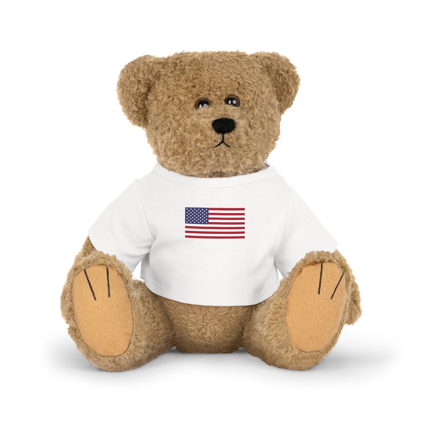 Plush Toy Animal w/USA Flag Tee, by TokyoBill