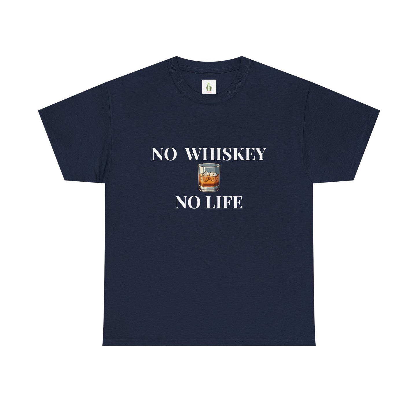 No Whiskey No Life drinking tee | Funny whiskey drink shirt