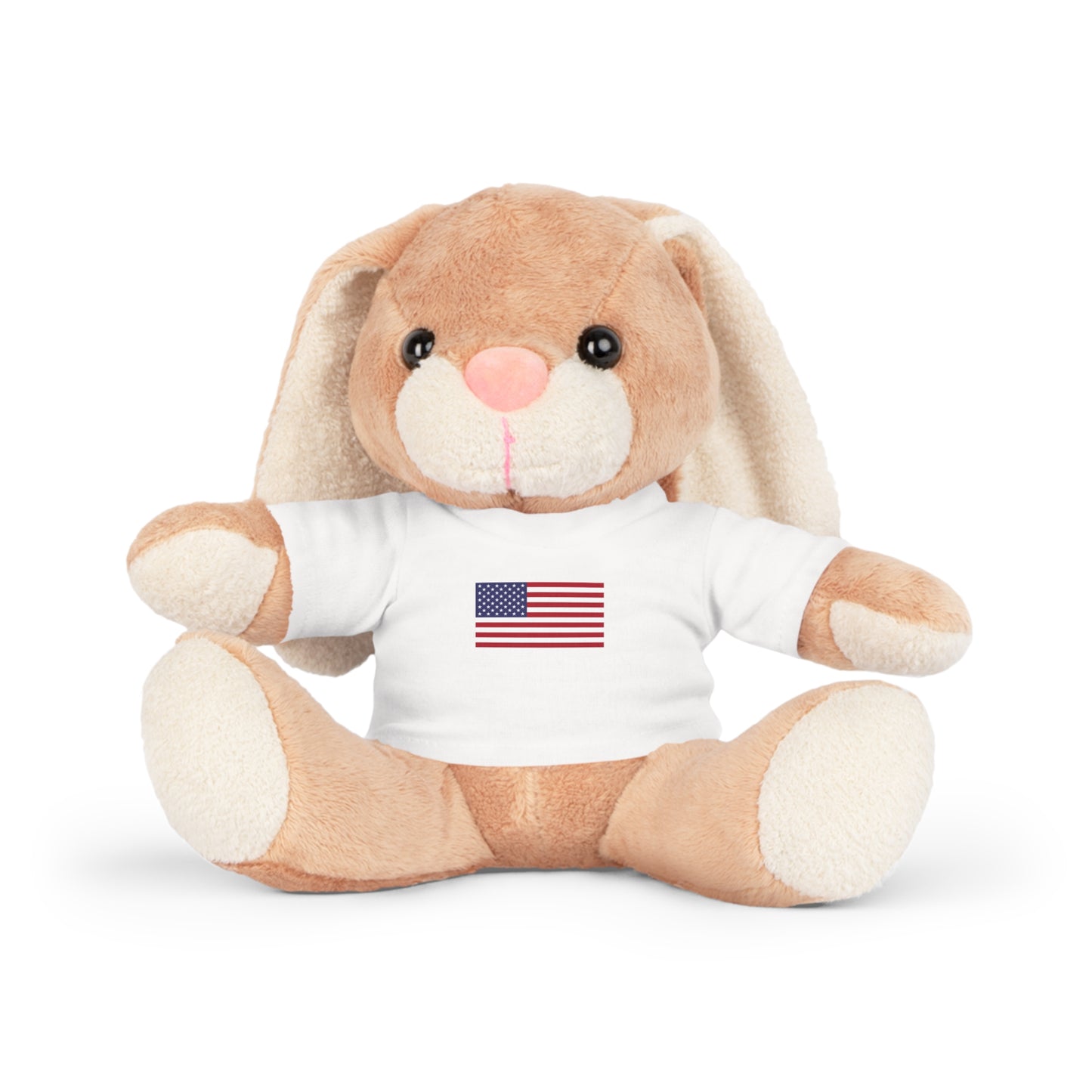 Plush Toy Animal w/USA Flag Tee, by TokyoBill