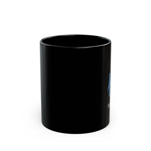 Japanese name 'Hayashi' black coffee mug, by TokyoBill