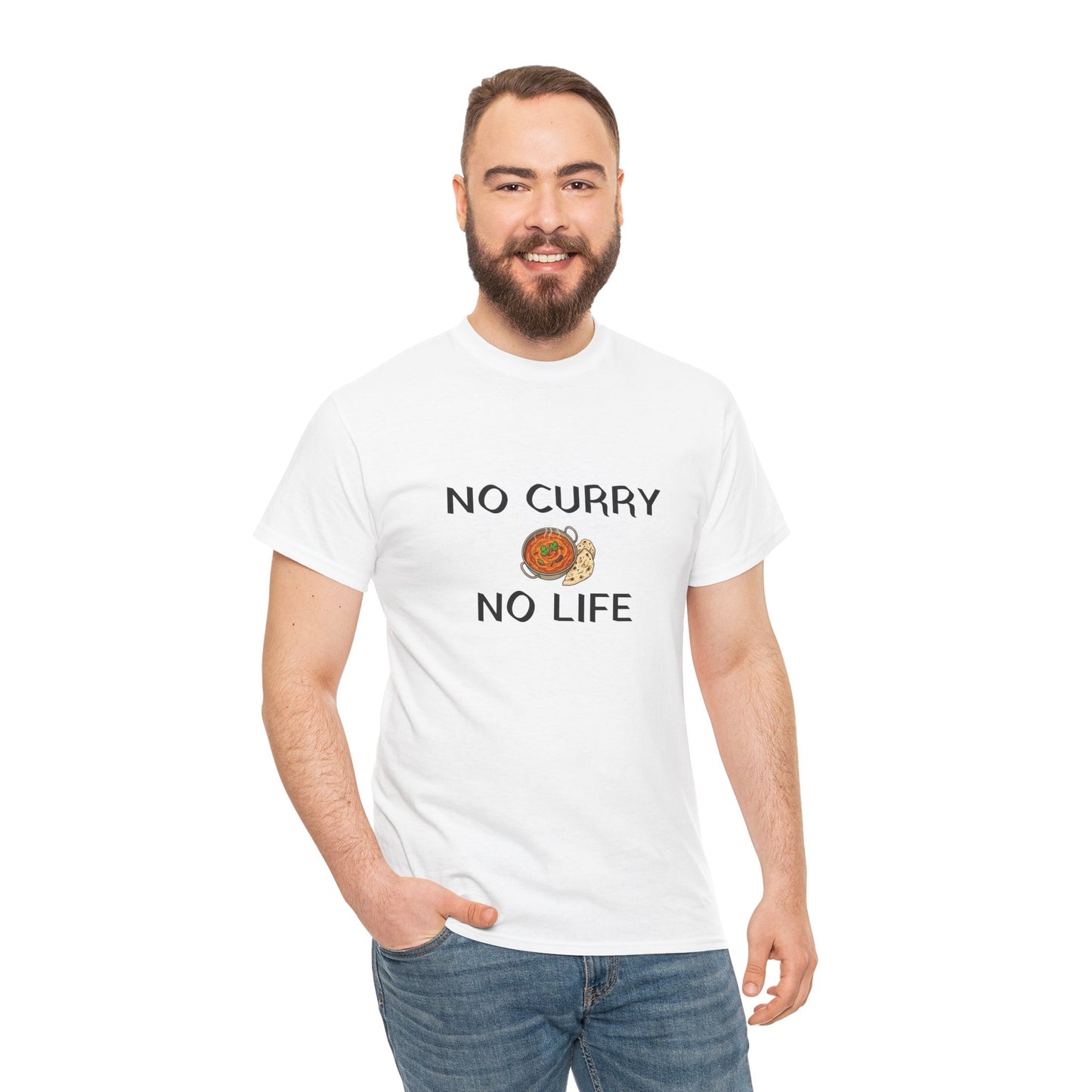 No Curry No Life tee | Funny food T-shirt