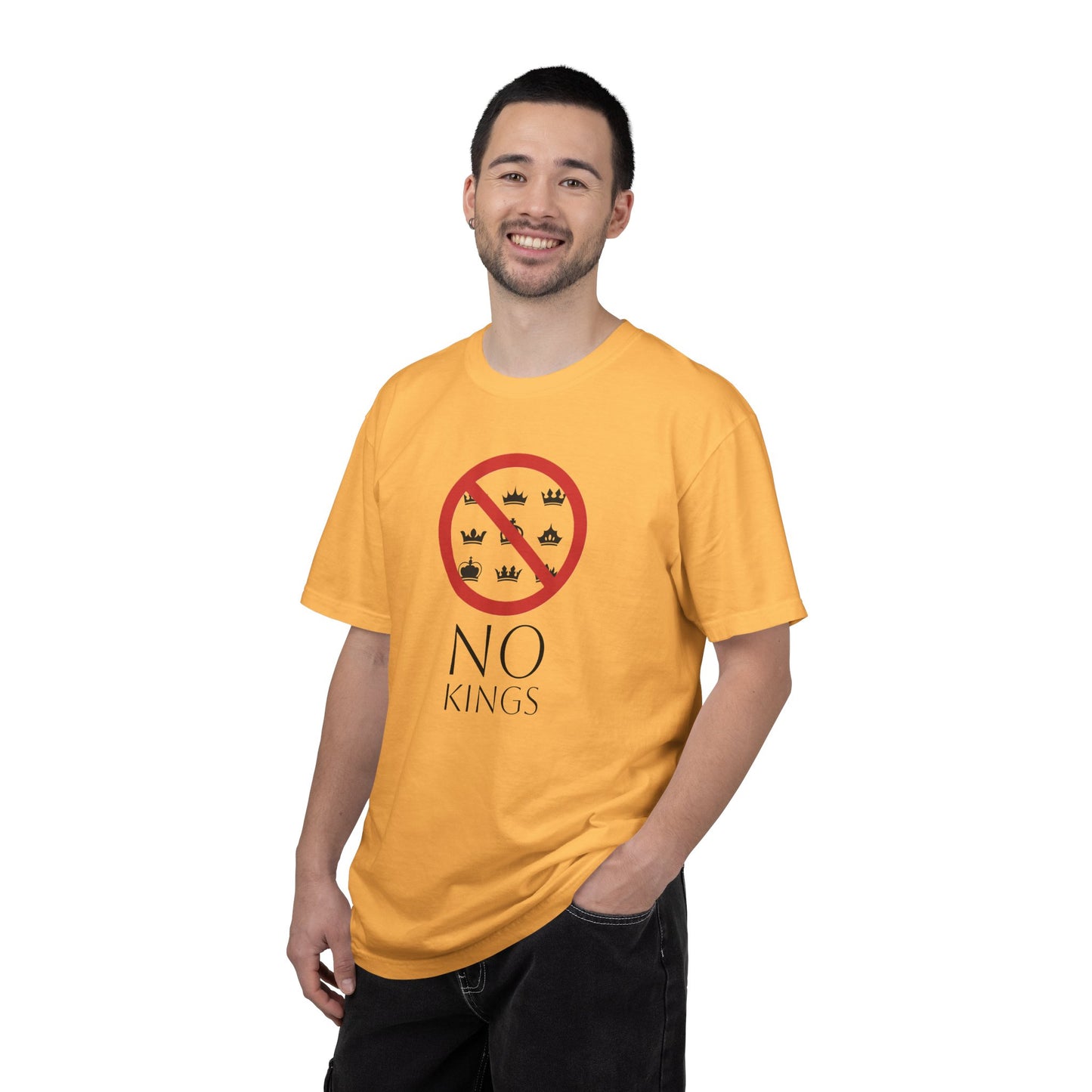 No Kings T-Shirt | Anti-Tyranny Democracy Tee | Political Protest Gift | Unisex