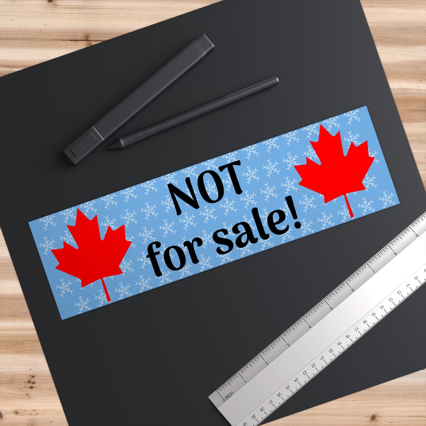 Canada is Not a country for Sale -- Bumper Sticker original by TokyoBill
