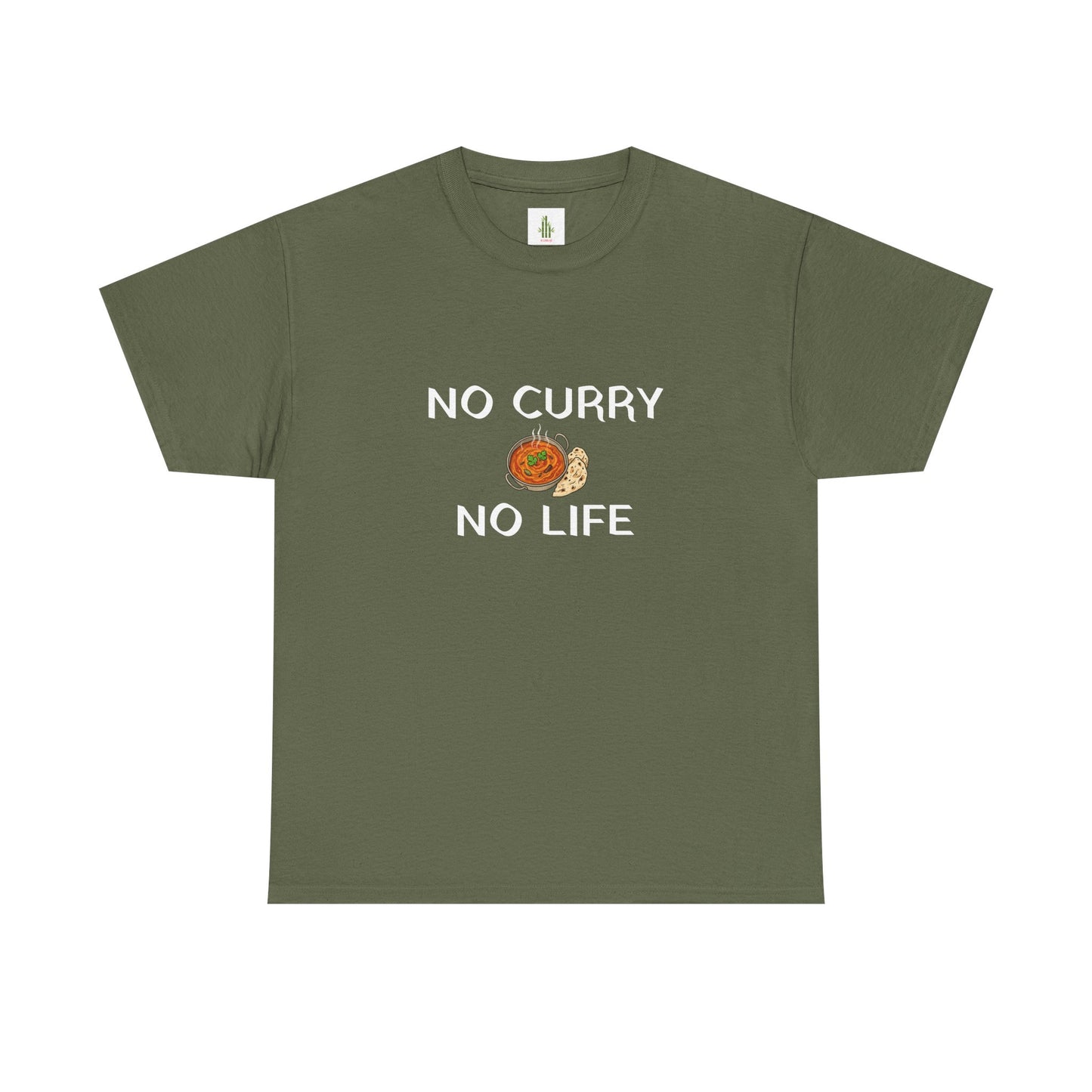 No Curry No Life tee | Funny food T-shirt