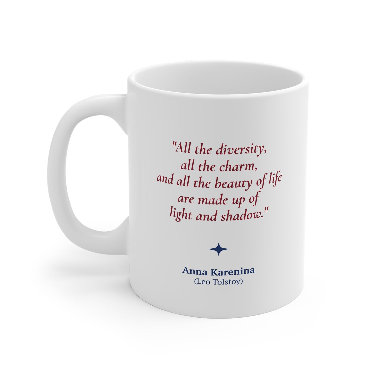 Leo Tolstoy Quote Coffee Mug 11oz Ceramic Classic Literature Gift