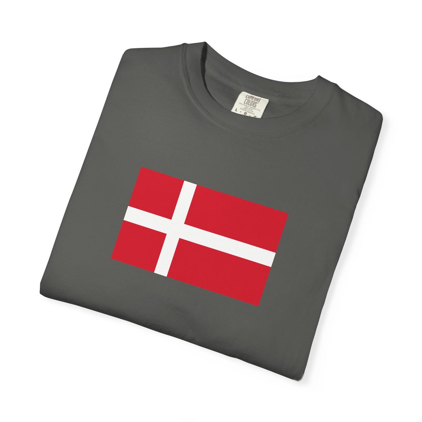 Denmark's Flag, Unisex Garment-Dyed T-shirt, Freedom Tee by TokyoBill