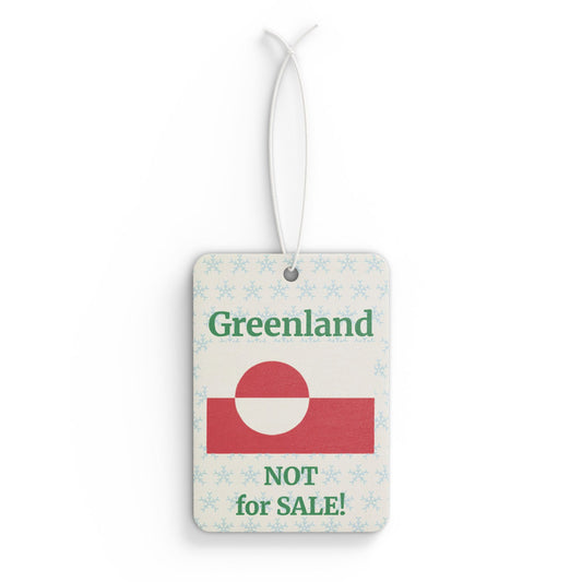 Greenland: NOT for SALE! Original Car Air Freshener, by TokyoBill