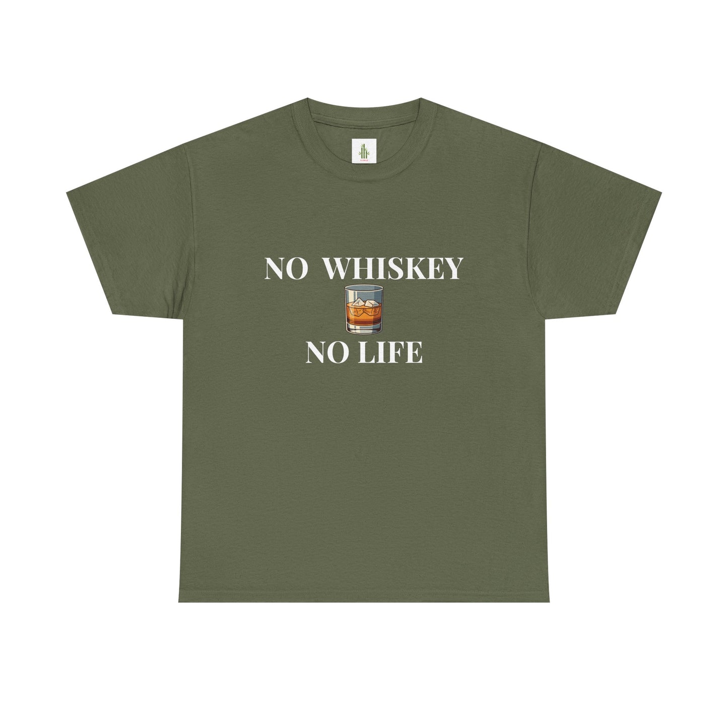 No Whiskey No Life drinking tee | Funny whiskey drink shirt