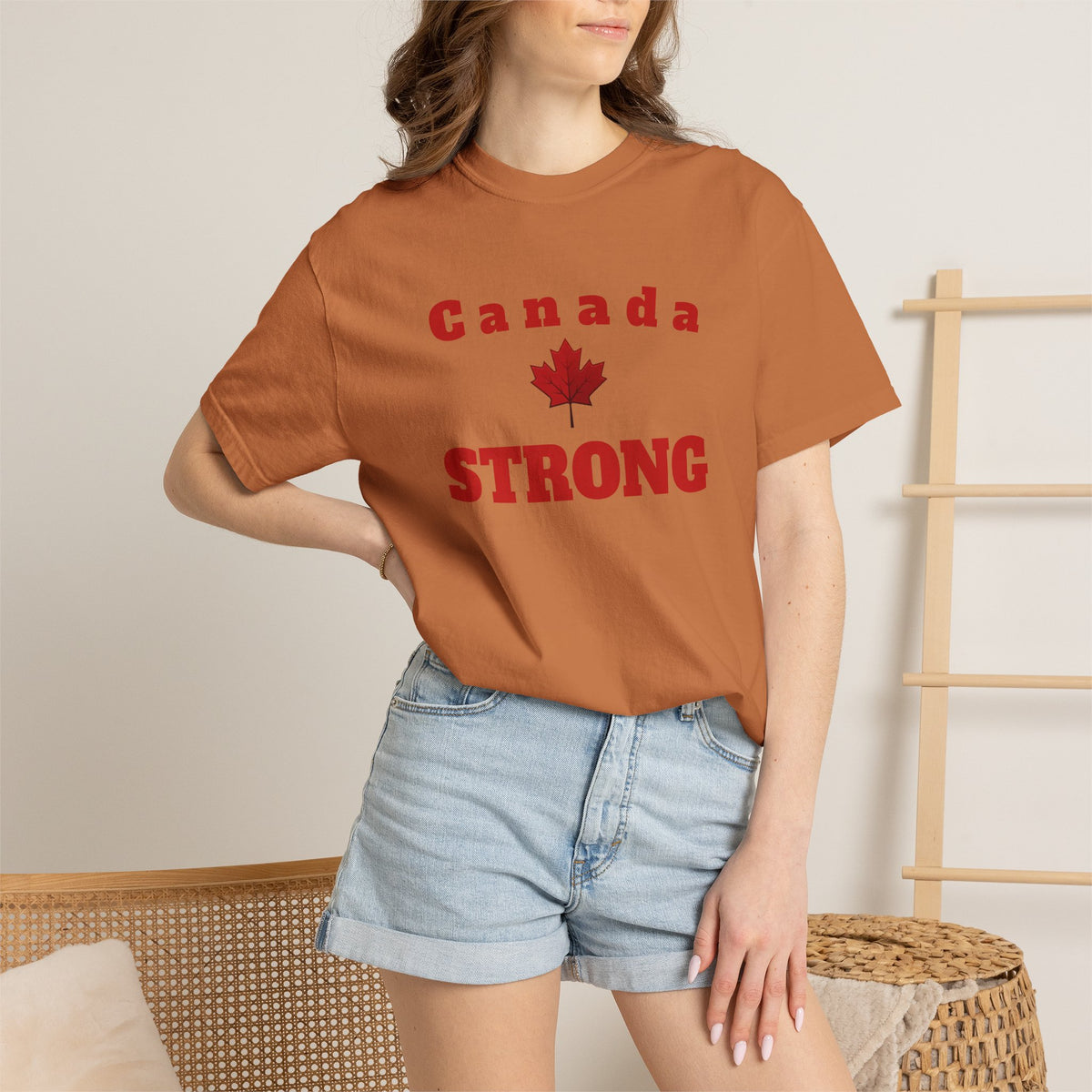 Canada STRONG, Unisex Garment-Dyed T-shirt, Freedom Tee by TokyoBill