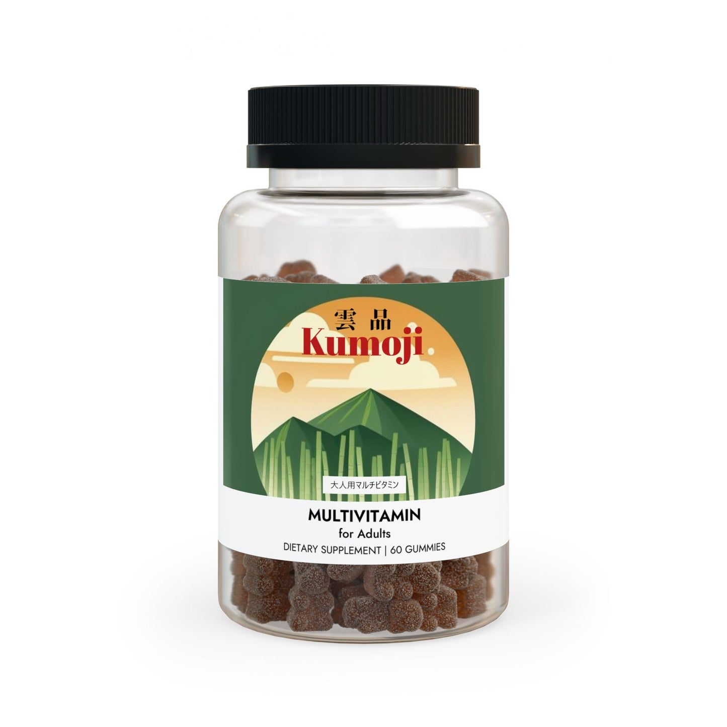 Kumoji Multivitamin Gummies for Adults – Daily Wellness Formula | 60 Gummies | Non-GMO | GMP Certified | Strawberry Flavor