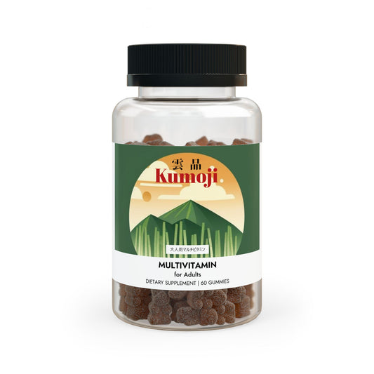 Kumoji Multivitamin Gummies for Adults – Daily Wellness Formula | 60 Gummies | Non-GMO | GMP Certified | Strawberry Flavor