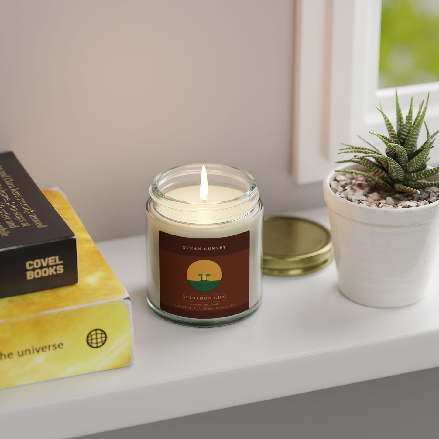 Ocean Sunset | Cinnamon Chai Scented Candle | Hand-Poured in USA