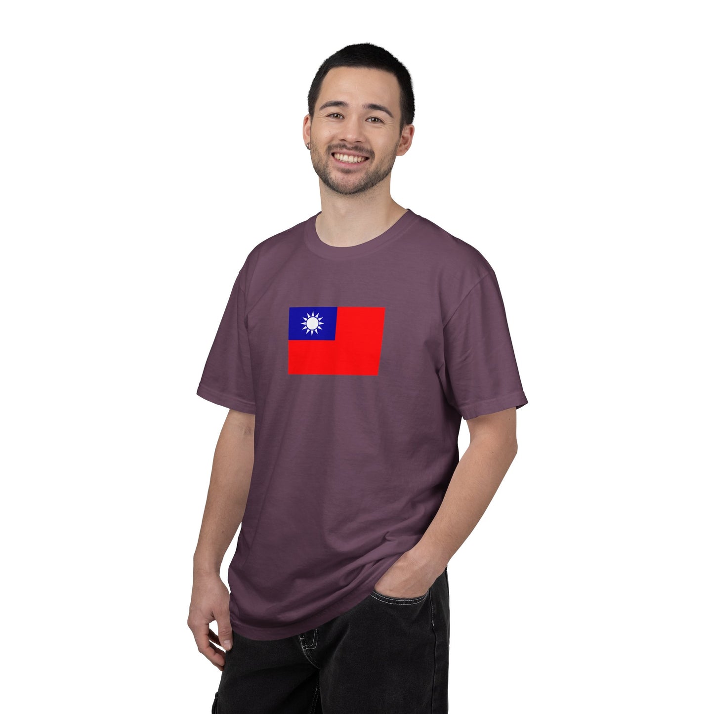 Taiwanese Flag, Unisex Garment-Dyed T-shirt, Taiwan Freedom Tee by TokyoBill