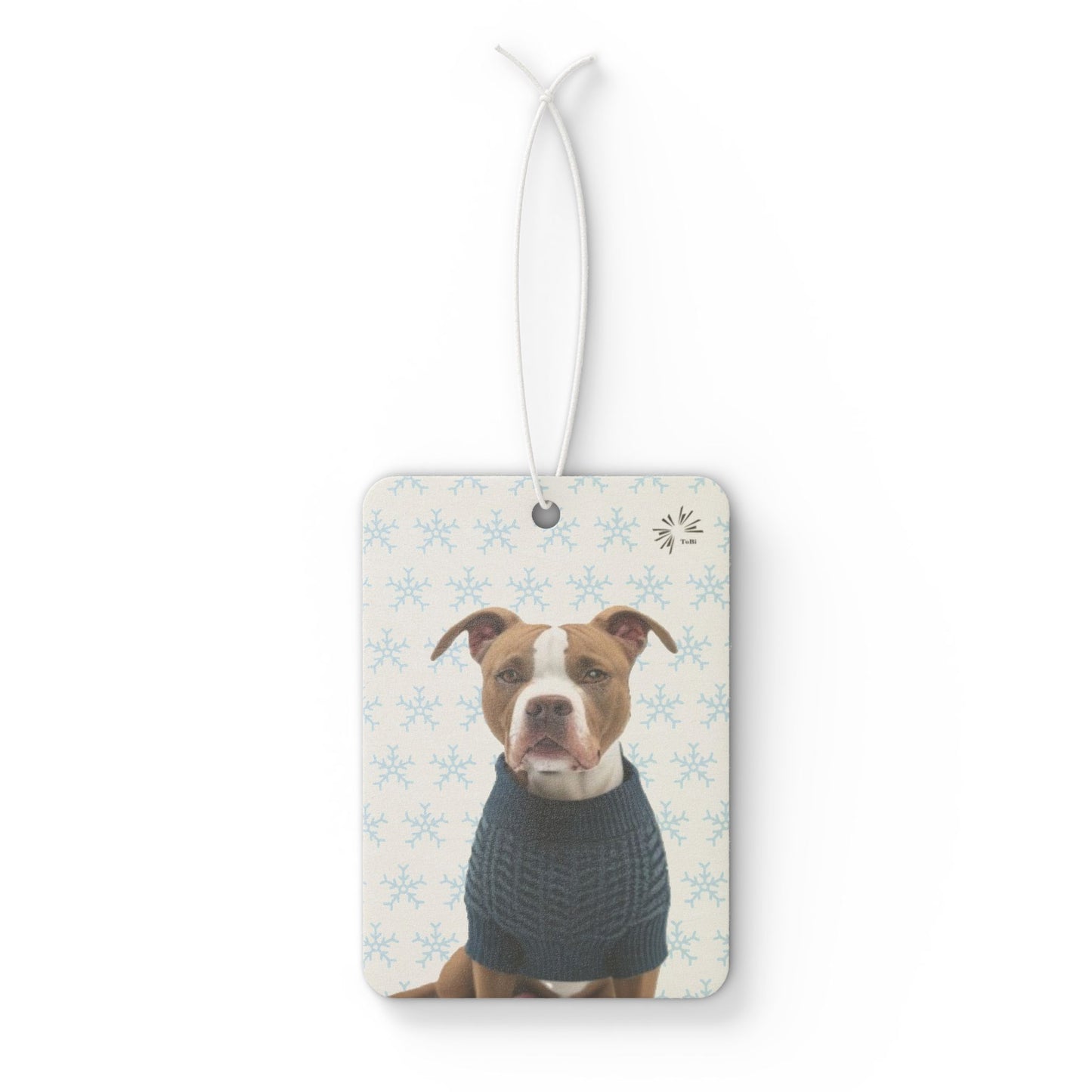 Sweater Dog Car Air Freshener | Cute Pit Bull Car Décor by TokyoBill