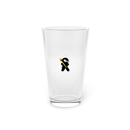 Ninja Pint Glass, 16oz - Fun beerware souvenir from Japan by TokyoBill