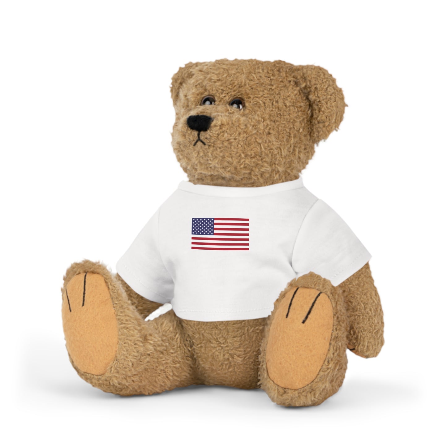 Plush Toy Animal w/USA Flag Tee, by TokyoBill