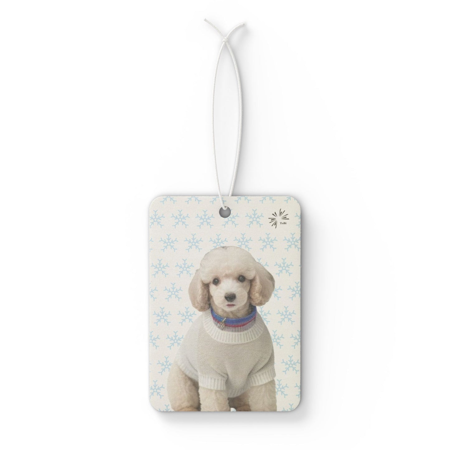 Sweater Dog Car Air Freshener | Cute Miniature Poodle Car Décor by TokyoBill