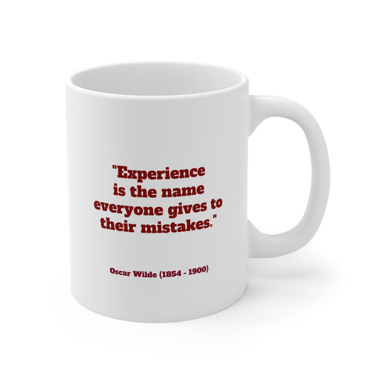Inspirational quote Oscar Wilde Coffee Mug, by TokyoBill