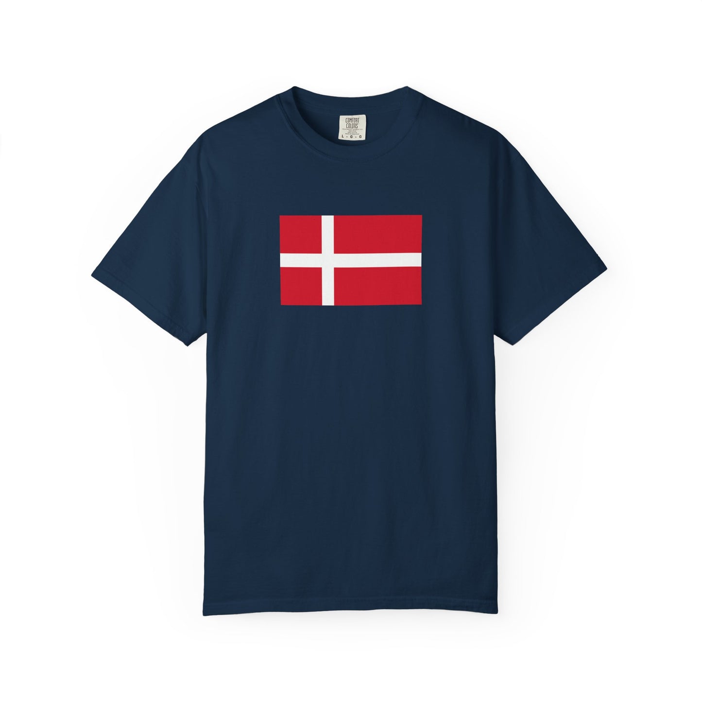 Denmark's Flag, Unisex Garment-Dyed T-shirt, Freedom Tee by TokyoBill