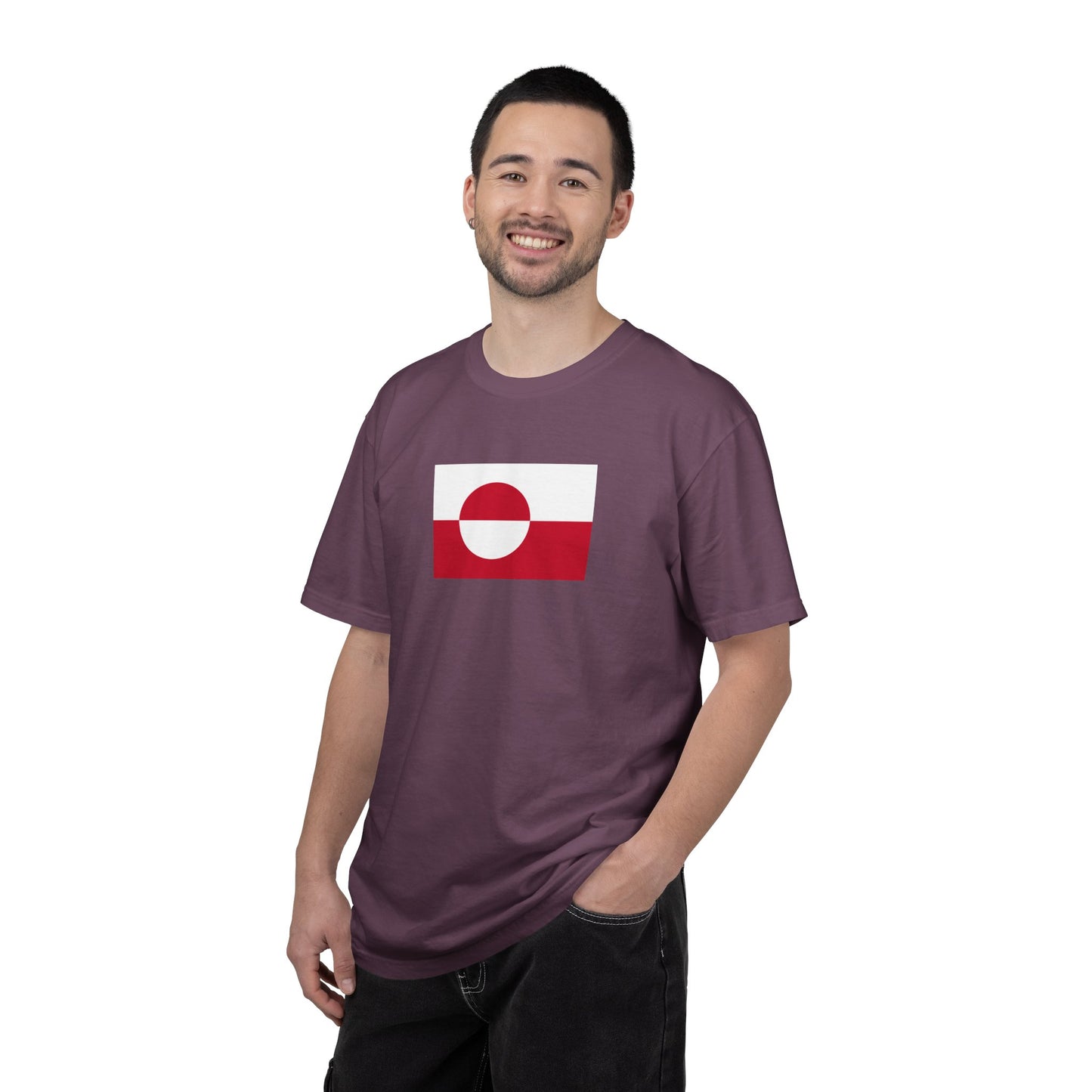 Greenland Flag, Unisex Garment-Dyed T-shirt, Freedom Tee by TokyoBill