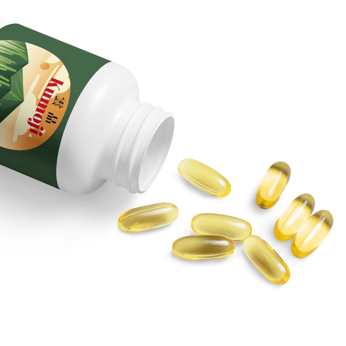 Kumoji Omega-3 Fish Oil Softgels – EPA & DHA for Heart Health, Inflammation & Exercise Recovery | 60 Softgels | Lemon Flavor | Non-GMO | GMP Certified