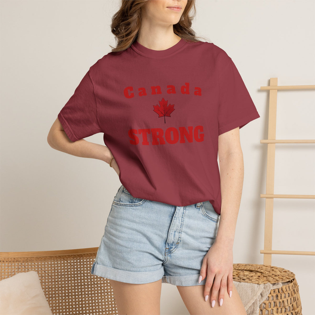 Canada STRONG, Unisex Garment-Dyed T-shirt, Freedom Tee by TokyoBill