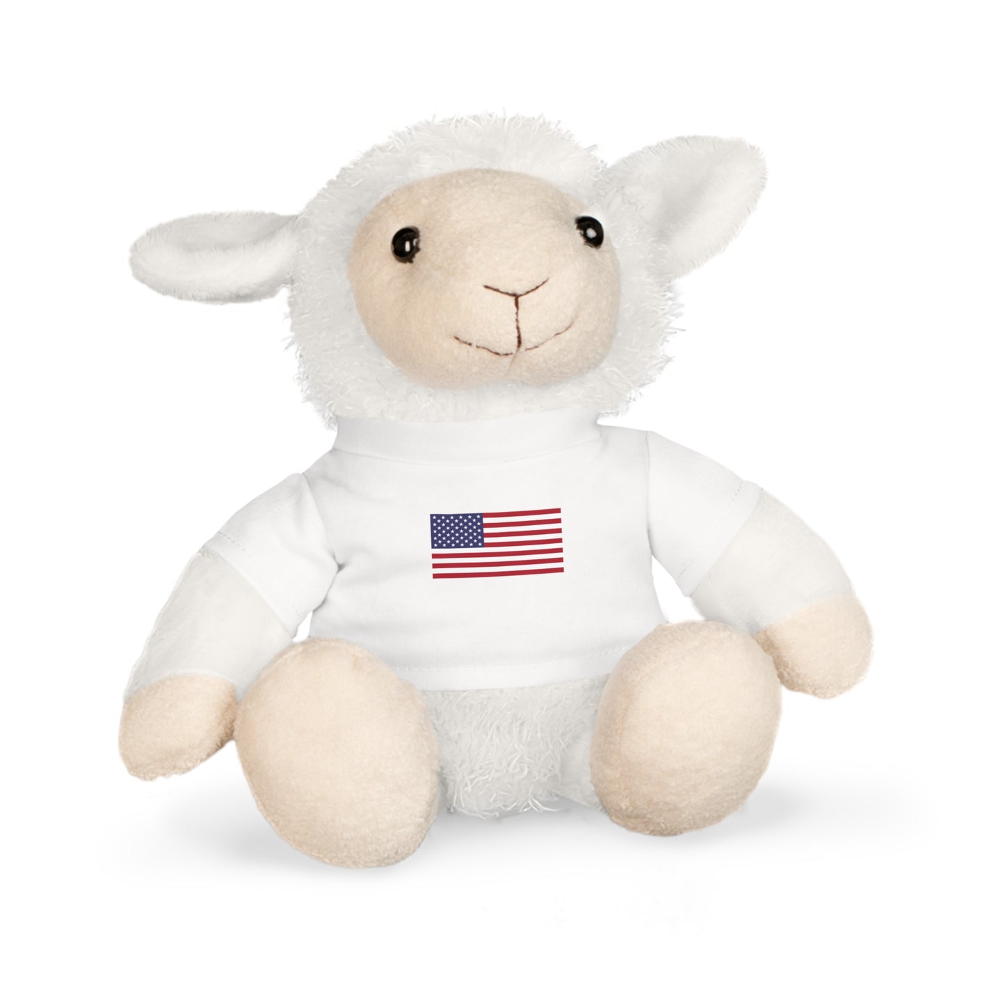 Plush Toy Animal w/USA Flag Tee, by TokyoBill