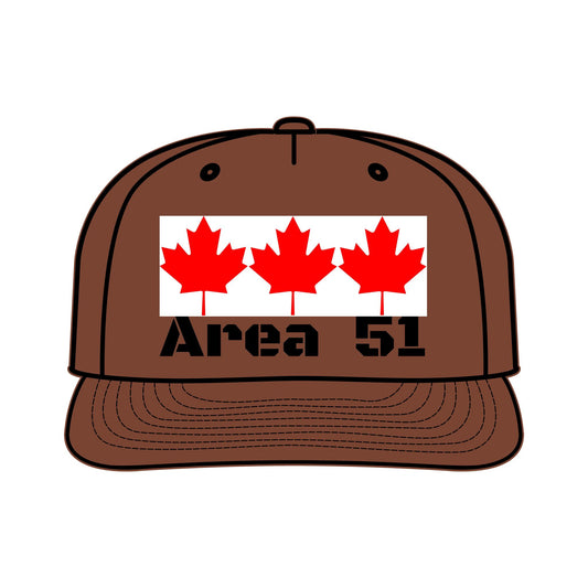 "Area 51" -- Original Surf Cap with Canadian maple leaves, by TokyoBill