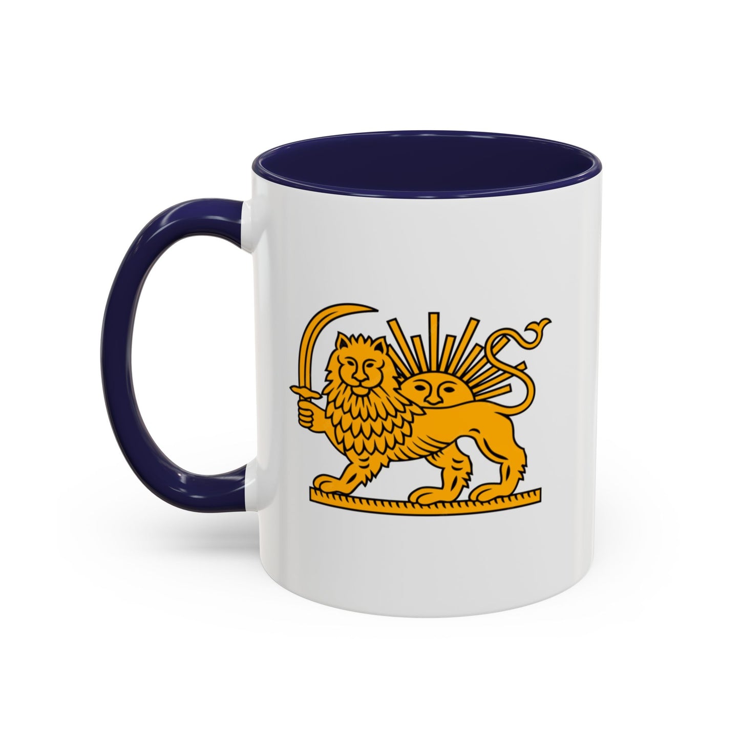 Persian Lion and Sun Mug | Accent Coffee Mug by TokyoBill