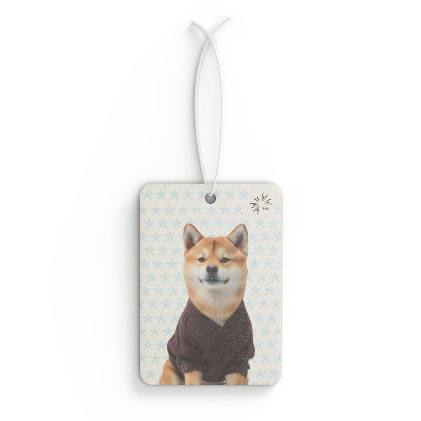 Sweater Dog Car Air Freshener, Cute Shiba Inu Fragrance, by TokyoBill