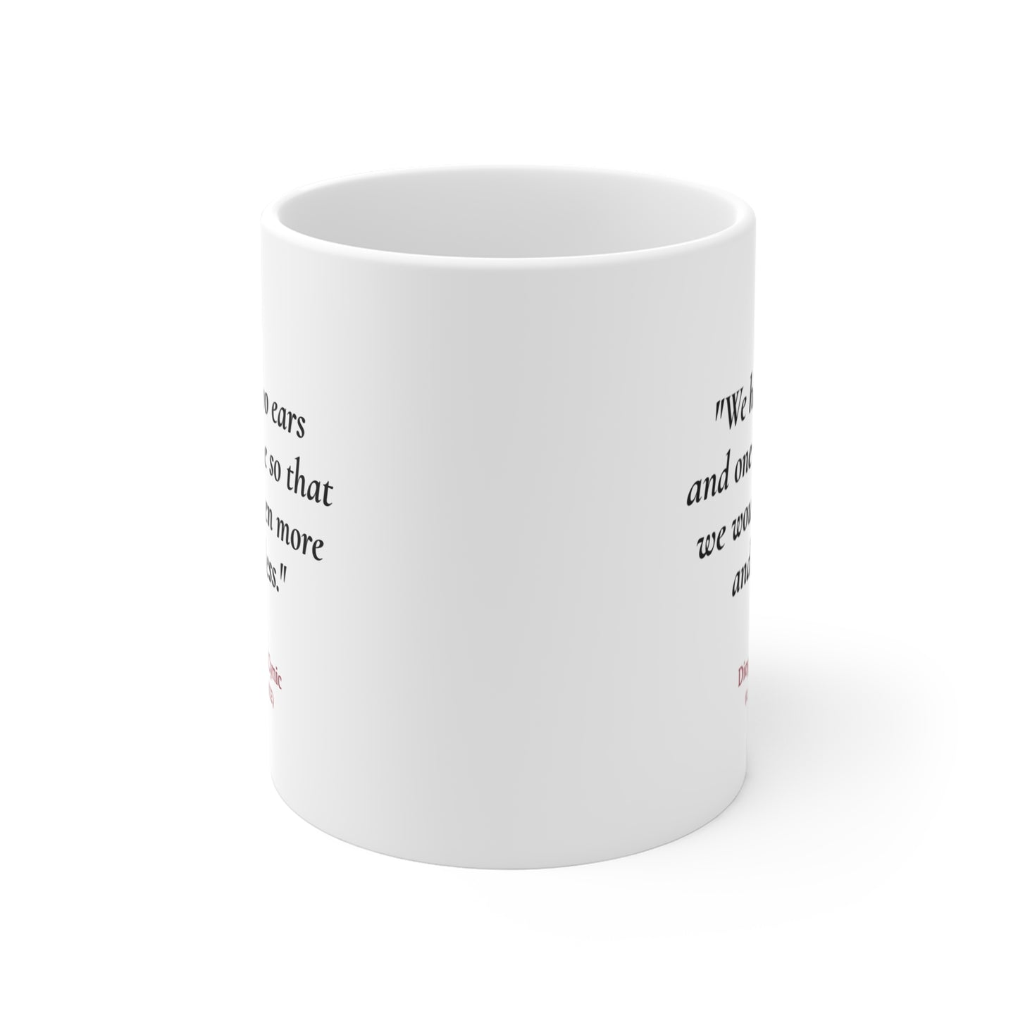 Diogenes Quote Coffee Mug | Ancient Wisdom Gift | 11oz Ceramic Mug