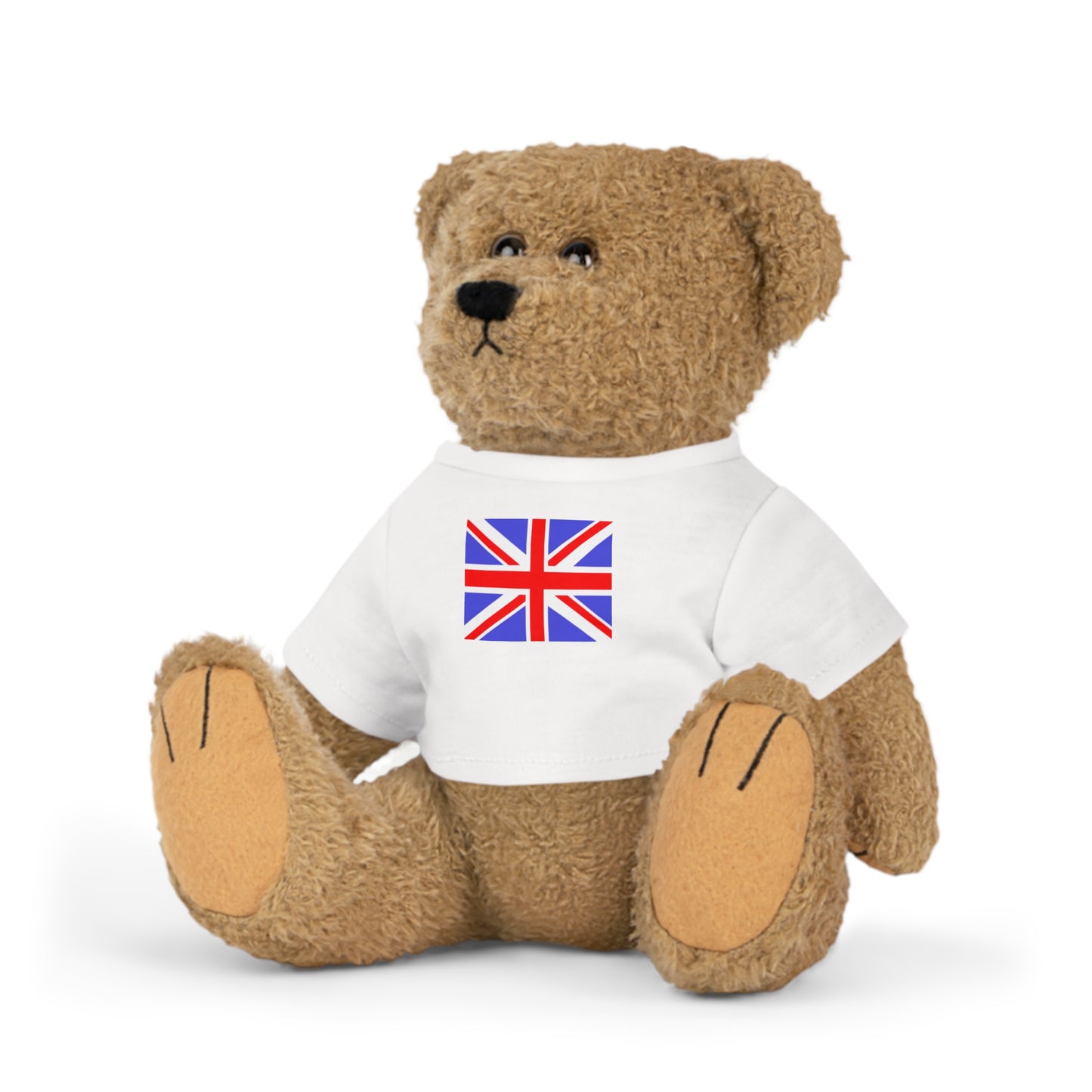 Plush Toy Animal w/UK Flag Tee, by TokyoBill
