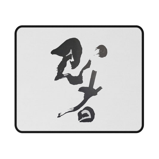 Anti-Slip Desktop Gaming Mouse Pad, Ninja Kanji Design, byTokyoBill