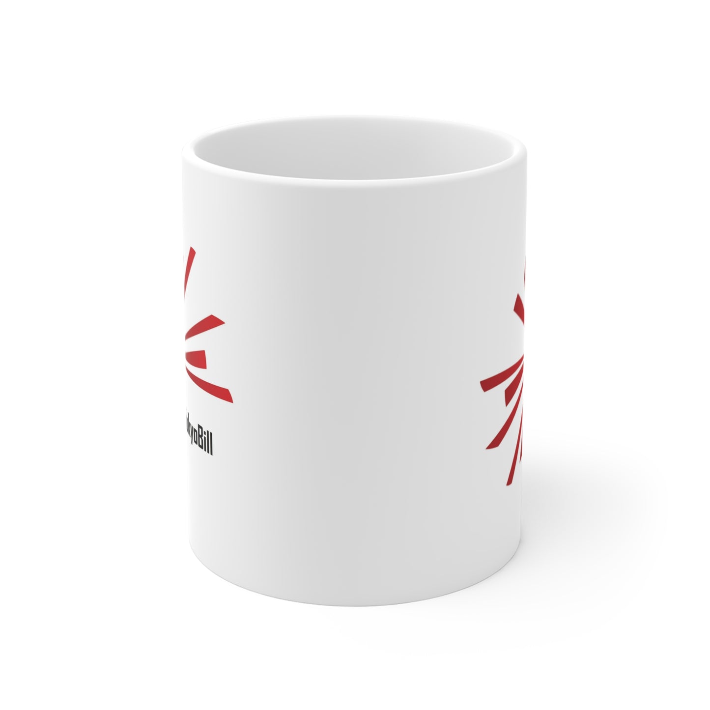 Original 'theTokyoBill' 11oz White Ceramic Coffee Mug, by TokyoBill