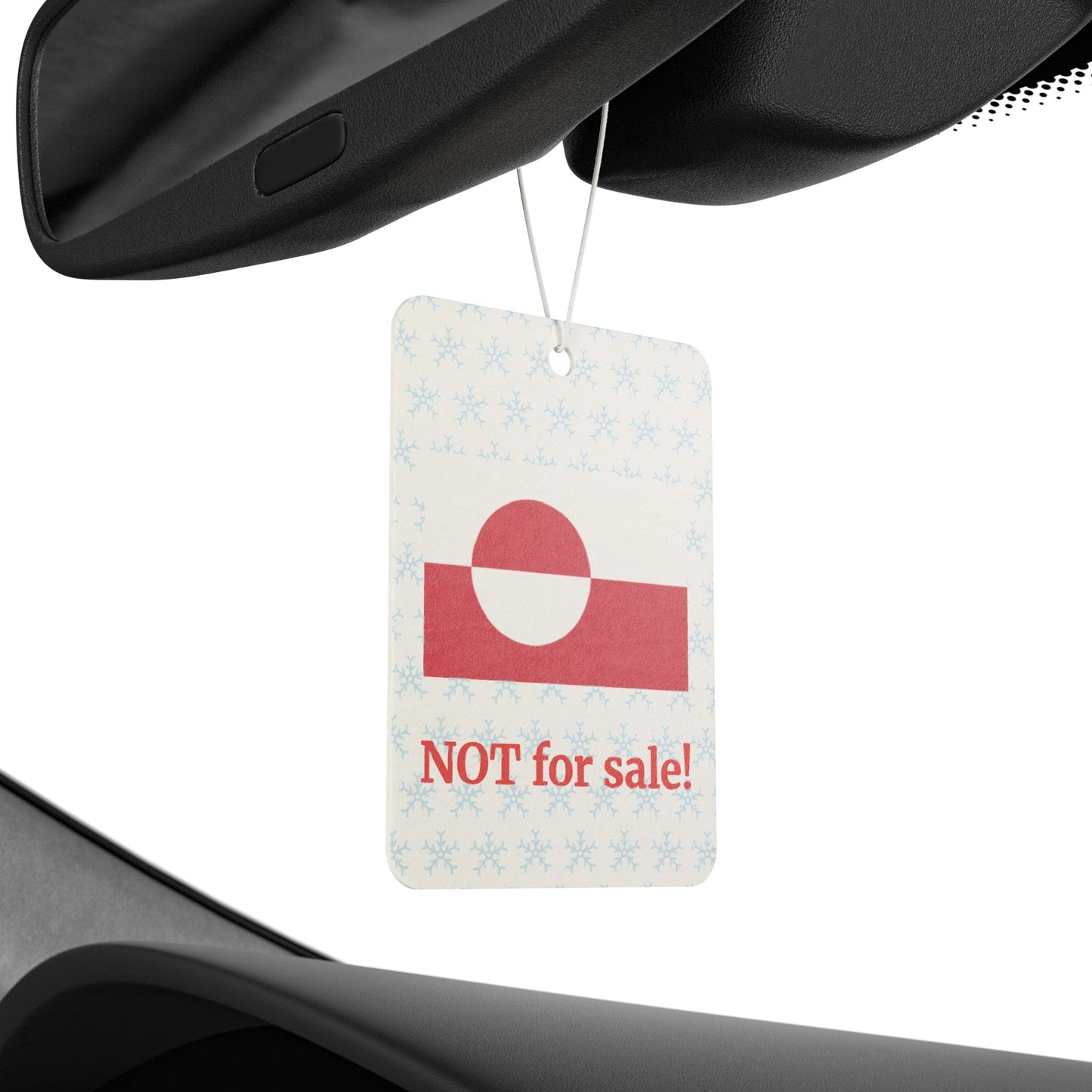 NOT for sale! - Original Greenland Flag Air Freshener, by TokyoBill