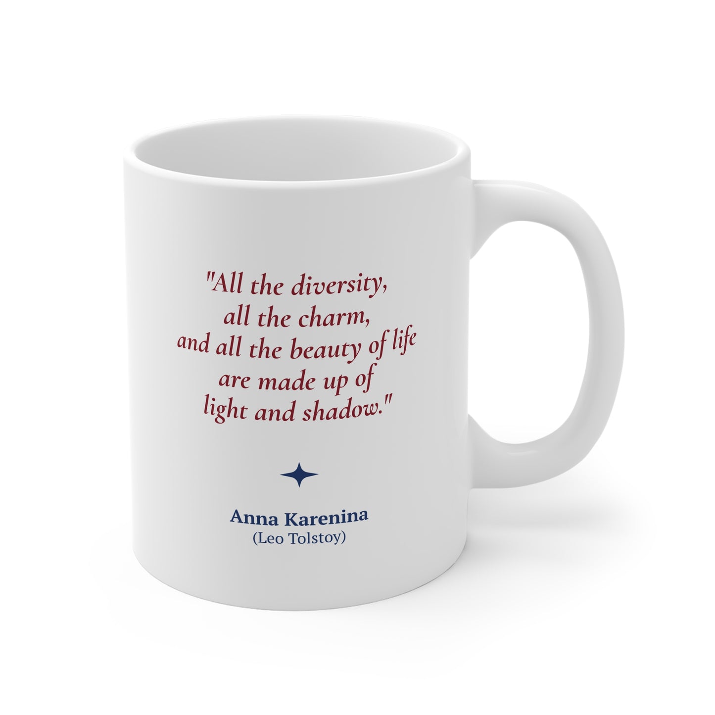 Leo Tolstoy Quote Coffee Mug 11oz Ceramic Classic Literature Gift