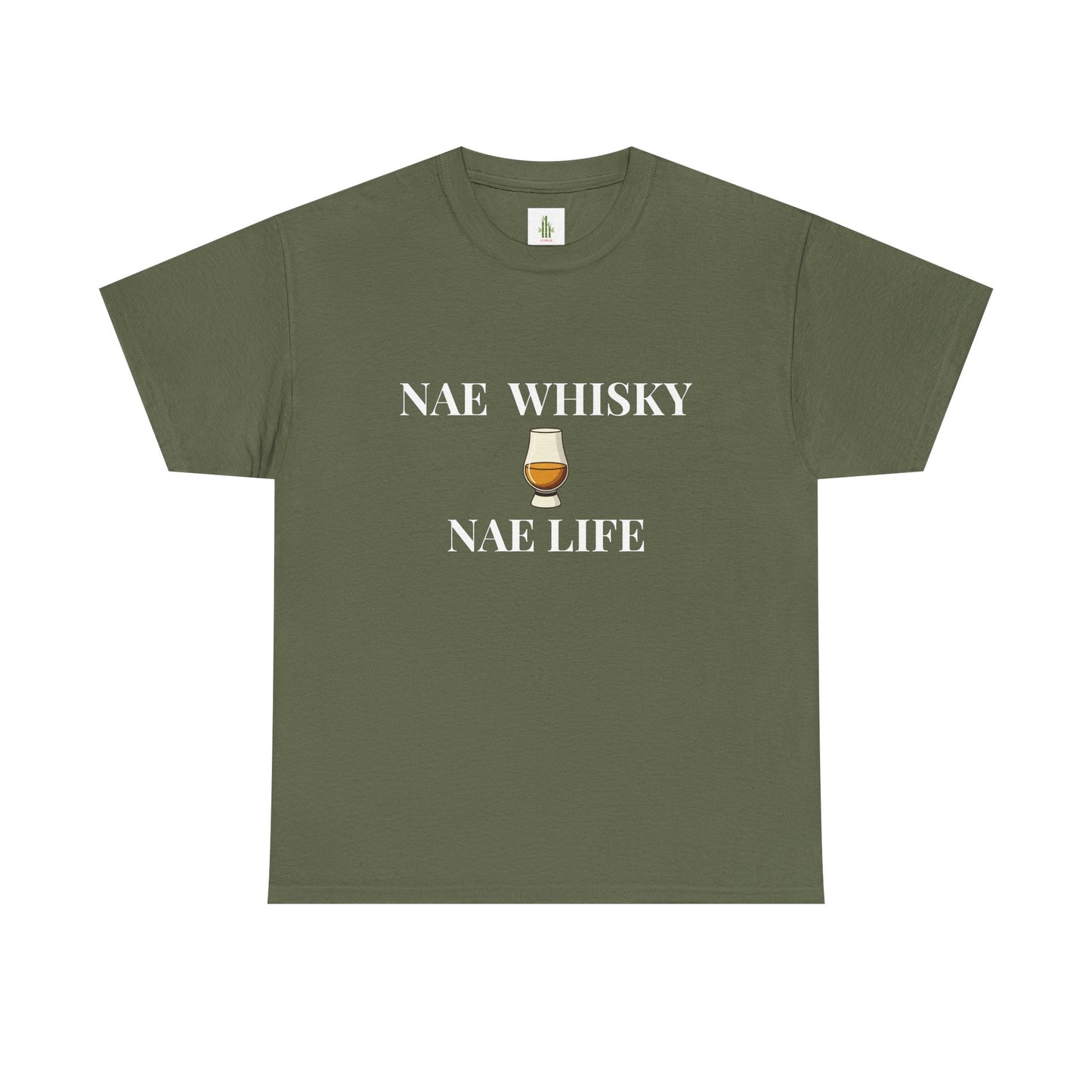 Nae Whisky Nae Life drinking tee | Funny whisky drink shirt