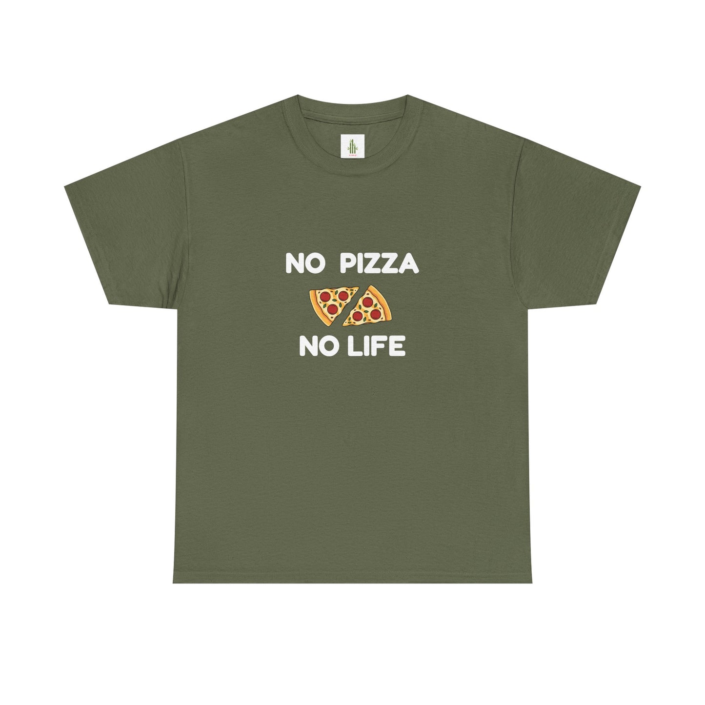 No Pizza No Life drinking tee | Funny food shirt