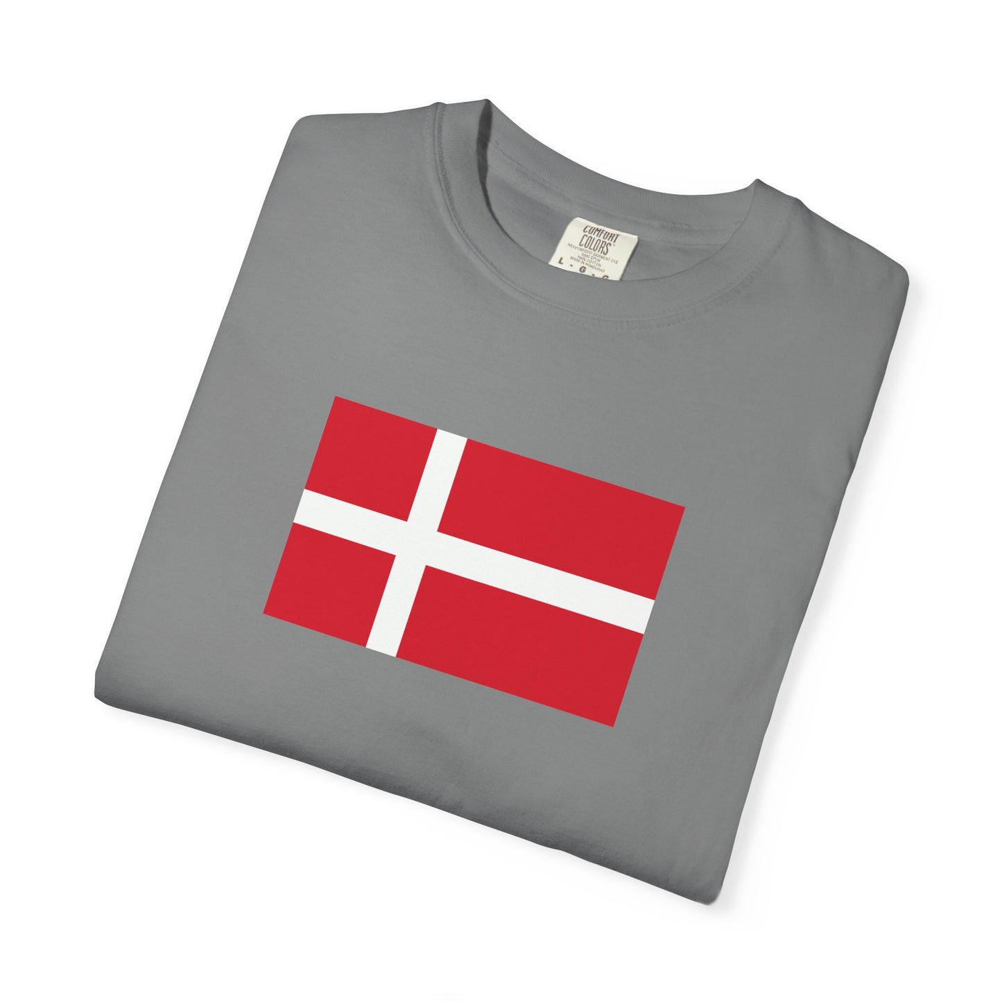 Denmark's Flag, Unisex Garment-Dyed T-shirt, Freedom Tee by TokyoBill