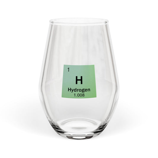 Periodic Table Stemless Wine Glass | Non-Metal Series | Science Gift