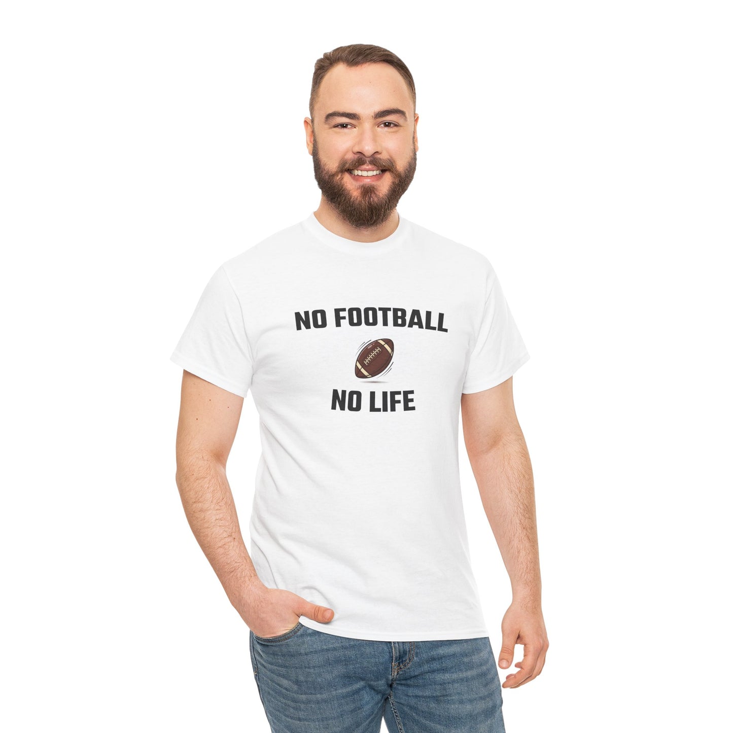 No Football No Life tee | Funny sports T-shirt