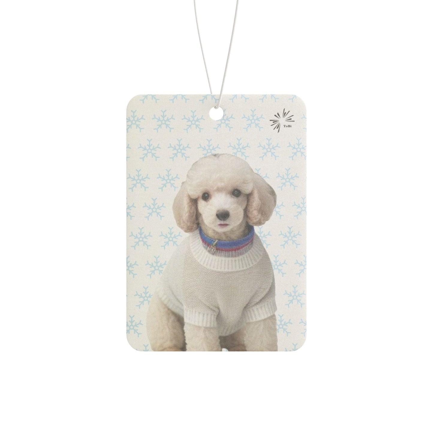 Sweater Dog Car Air Freshener | Cute Miniature Poodle Car Décor by TokyoBill