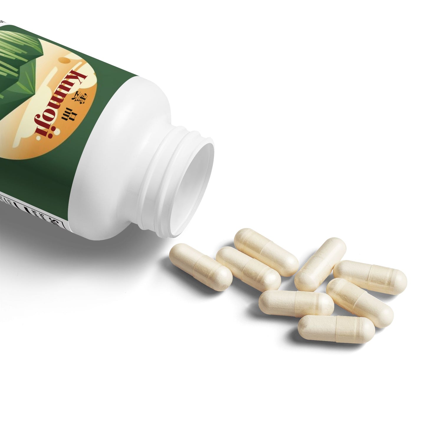 Kumoji Ashwagandha Black Pepper Supplement 60ct | Non-GMO | Vegan Stress Relief