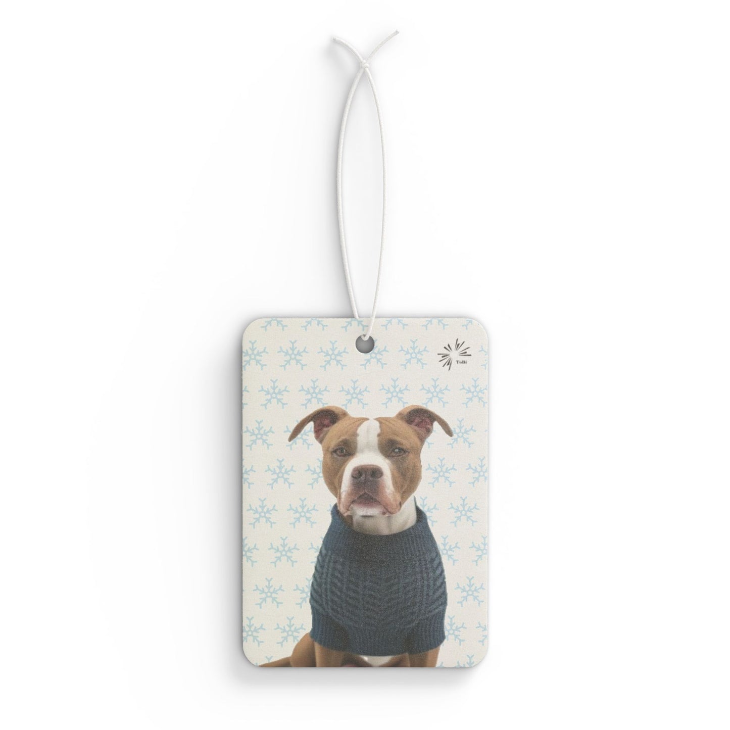 Sweater Dog Car Air Freshener | Cute Pit Bull Car Décor by TokyoBill
