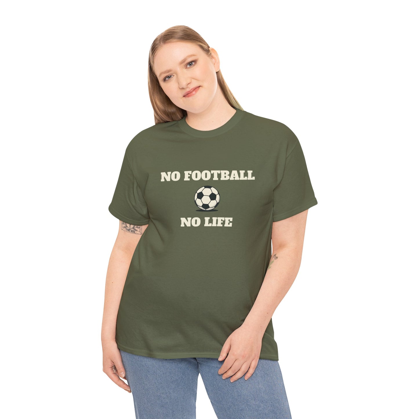 No Football No Life tee | Funny sports T-shirt