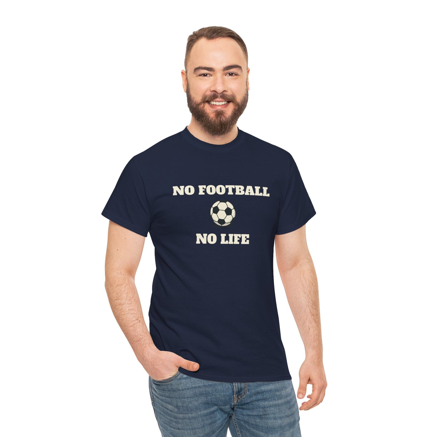 No Football No Life tee | Funny sports T-shirt