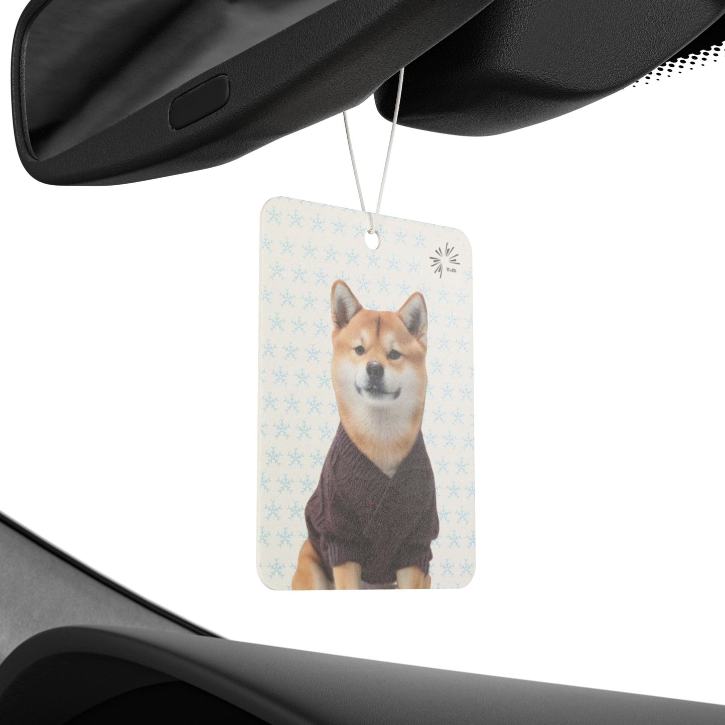 Sweater Dog Car Air Freshener, Cute Shiba Inu Fragrance, by TokyoBill