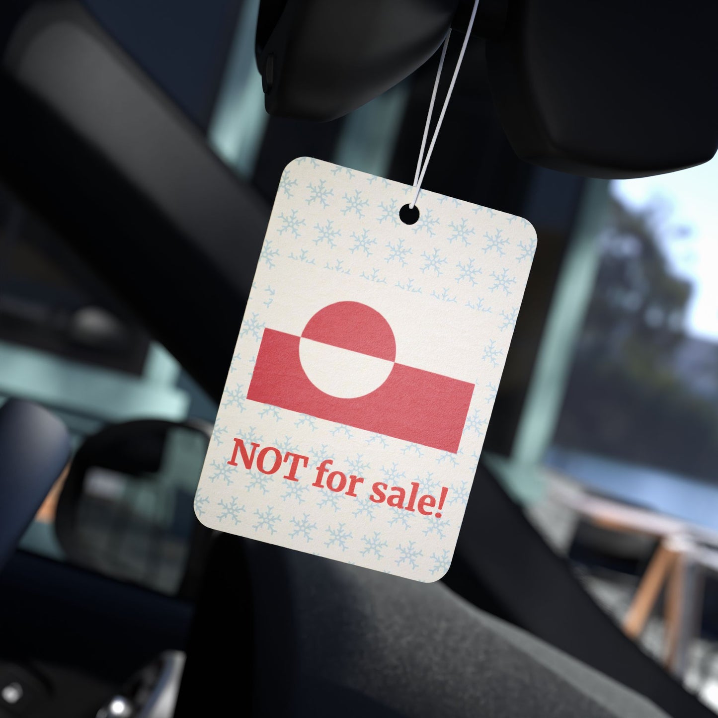 NOT for sale! - Original Greenland Flag Air Freshener, by TokyoBill