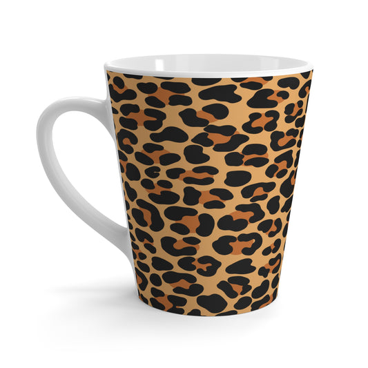 Leopard Print Latte Mug - Ideal for Coffee/Tea Lovers, by TokyoBill